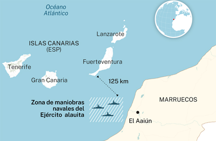 Marruecos Ceuta Melilla Canarias ocupación reconquista