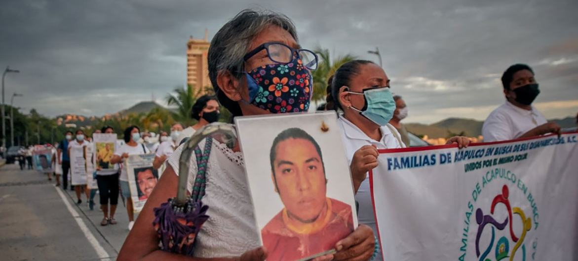 La desaparición de personas es un sensible tema sin resolución de parte de los gobiernos mexicanos_ Desafío importante para Claudia Schinbaum Foto ICRC Afilms_ONU